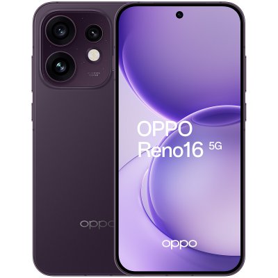 OPPO Smartphone  Reno16 6,32"" 5G Double nano SIM 512 Go Violet noir