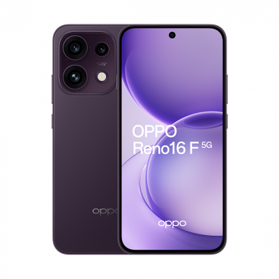OPPO Smartphone  Reno16 F 6,57"" 5G Double nano SIM 256 Go Violet noir