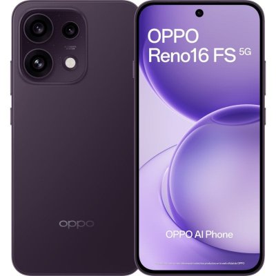OPPO Smartphone  Reno16 FS 6,57"" 5G Double nano SIM 512 Go Violet noir