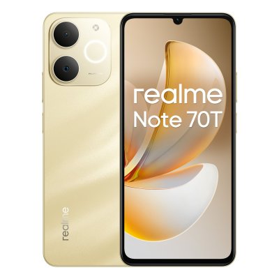 REALME Smartphone  Note 70T 6000mAh/4Go RAM/256Go/6.74"" LCD/15W Charge Rapide
