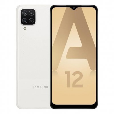 SAMSUNG Smartphone  Galaxy A12 6.5 pouces Double SIM 64 Go Blanc 