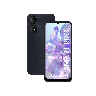 LOGICOM Smartphone Smart Pro 4G 128 Go Noir 