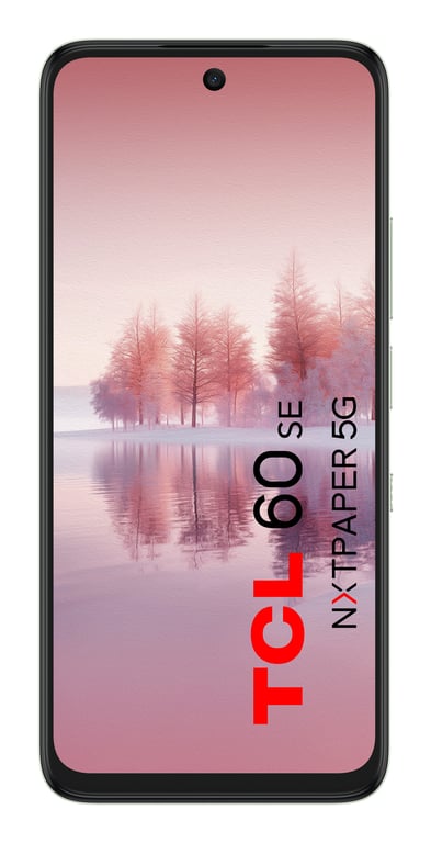 TCL Smartphone  60 SE NXTPAPER 5G, 8GB RAM, 256GB, 50MP, Android 15, Vert Menta