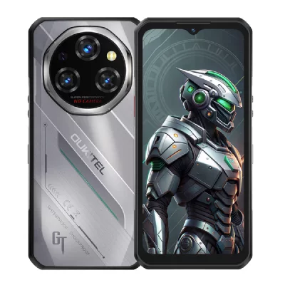OUKITEL Smartphone WP62 Argent 6.6"" FHD+,36Go/512Go/2To 11000mAh Dual SIM 5G NFC