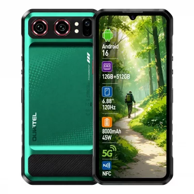 UNISEX Smartphone WP68 Air 5G Double SIM 512 Go 6.88"" Vert