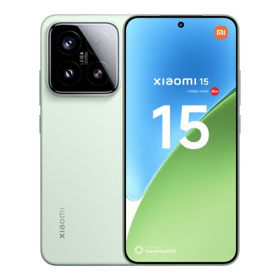 XIAOMI Smartphone  15 6,36"" 5G Double Nano SIM 512 Go Vert con&ccedil;u avec Leica 