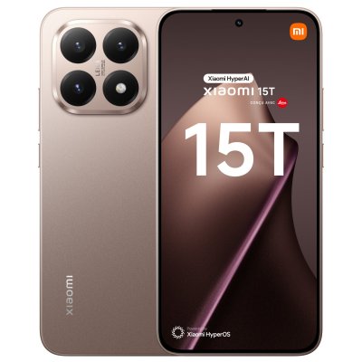 XIAOMI Smartphone  15T 6,83"" 5G Double Nano SIM 256 Go Rose Gold con&ccedil;u avec Leica 