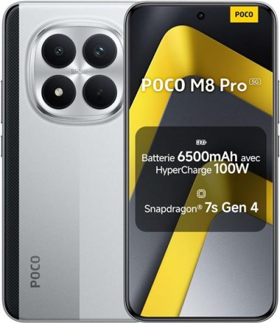 XIAOMI Smartphone  Poco M8 Pro 8/256go Argent
