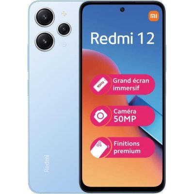 XIAOMI Smartphone  Redmi 12 6,79"" Double nano SIM 128 Go Bleu