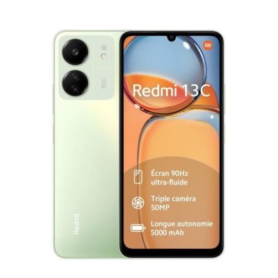 XIAOMI Smartphone  Redmi 13C 6,74"" Double nano SIM 256 Go Vert