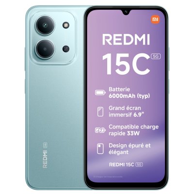 XIAOMI Smartphone  Redmi 15C 4GB RAM 128GB 50MP 5G