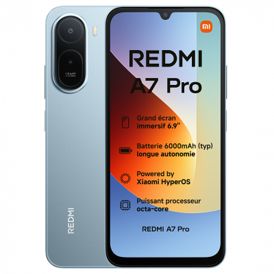 XIAOMI Smartphone -  - REDMI A7 Pro - Bleu - 4 Go RAM - 128 Go