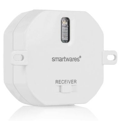 SMARTWARES  Set d'interrupteurs de chambre &agrave; coucher 8x8x1,7 cm Blanc