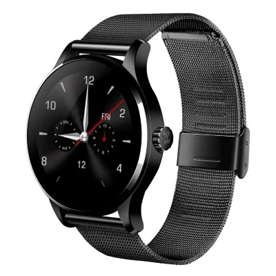 YONIS Smartwatch Android Et Iphone iOs Montre Connect&eacute;e 1,22' Cardio Podom&egrave;tre Noir -