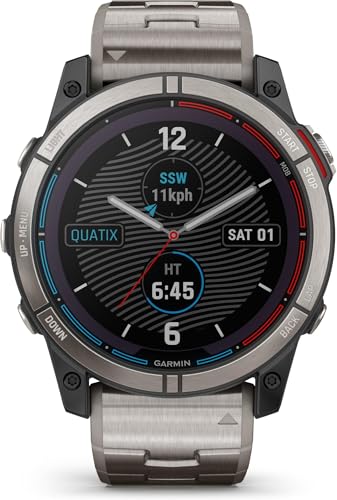 GARMIN Smartwatch Unisex Quatix 7X Sapphire Solar Titan 0100254161