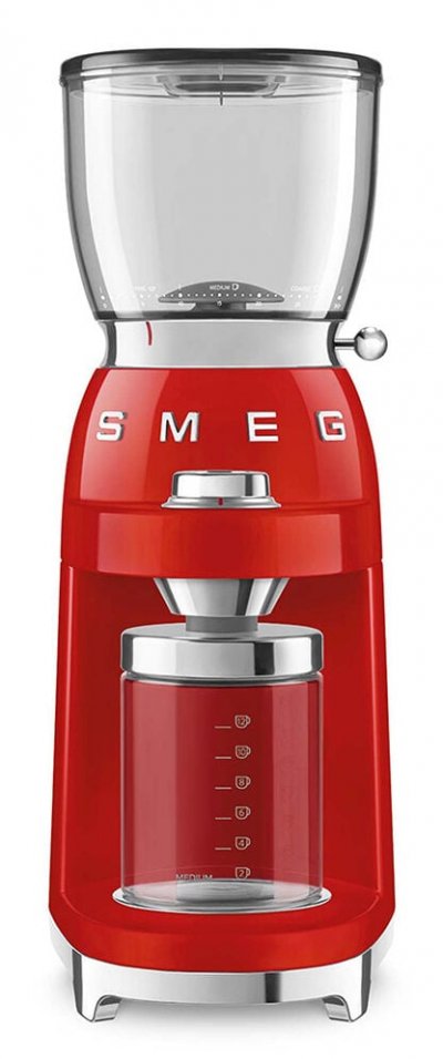 SMEG  CGF11RDEU moulin &agrave; caf&eacute; 50 `s Style rouge