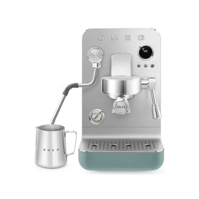SMEG  Expresso Vert Emeraude Mat 15B/Ecran LCD Collezione /1 EMC02EGMEU