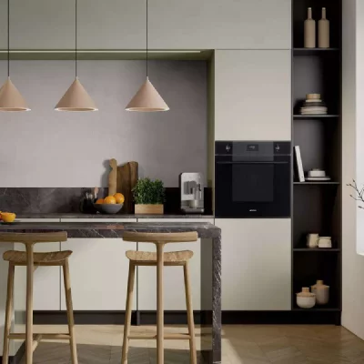 SMEG  Four encastrable pyrolyse SFP6101TB3, Lin&eacute;a, 70 litres, 10 modes de cuisson