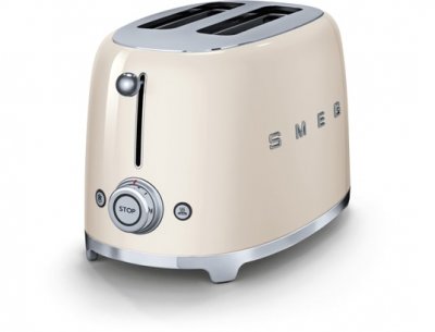 SMEG  Grille-pain Cr&egrave;me - TSF01CREU