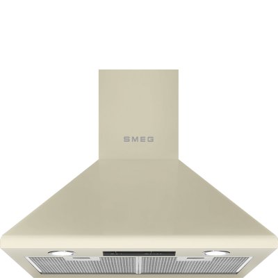 SMEG  Hotte decorative murale KSED65PE Victoria, murale 60 cm cr&egrave;me, 635 m3/h
