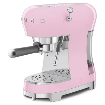 SMEG  - machine &agrave; expresso 15 bars rose ecf02pkeu -