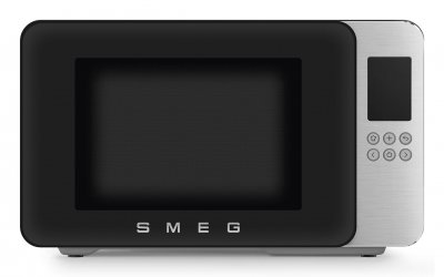 SMEG  Moc01blmeu Micro-onde Noir Micro-ondes Grill Comptoir 29 L 1450 W