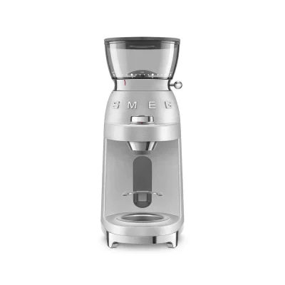 SMEG  Moulin &agrave; caf&eacute; Inox Bross&eacute; Broyeur 8 Fct Ann&eacute;e50/1 CGF02SSEU