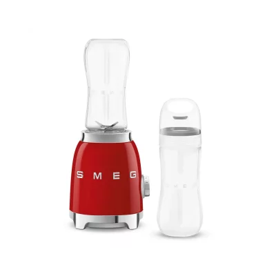 SMEG  PBF01RDEU Mixer aus Edelstahl, Rouge