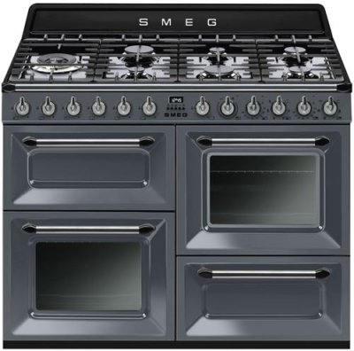 SMEG  Piano de cuisson gaz  TR4110GR Victoria 110 cm Gris Ardoise