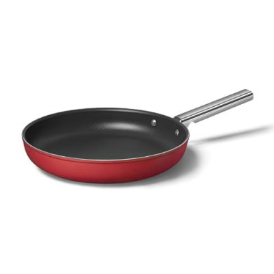 SMEG  - po&ecirc;le anti-adh&eacute;sive 26cm rouge mat ckff2601rdm - ann&eacute;es 50