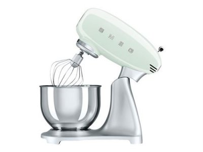 SMEG  robot p&acirc;tissier vert d&acute;eau 800w 4,8l smf01pgeu