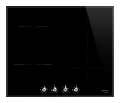 SMEG  Si364bm 60 Cm Induction Hob 4 Burners Noir