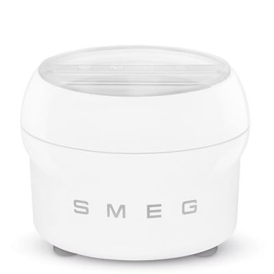 SMEG  SMIC02 Mousseur &agrave; Lait &eacute;lectrique, INOX, 1.1 liters, Blanc