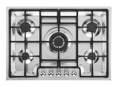 SMEG  Table De Cuisson &agrave; Gaz Pgf75-4 75 Cm 5 Feux