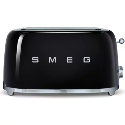SMEG  Toaster 4 tranches ann&eacute;e'50 noir