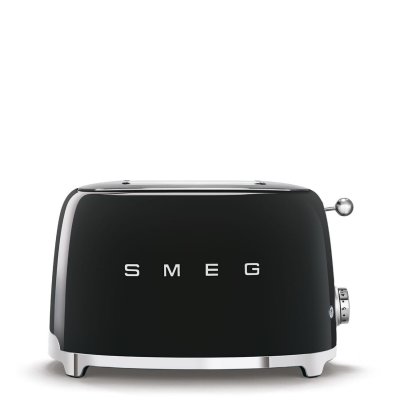 SMEG  TSF01BLEU Grille-pain, M&eacute;tal, Noir