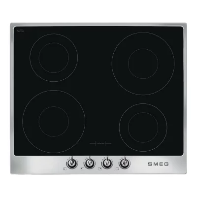 SMEG  Victoria SI964XM Table de cuisson &agrave; induction Noir - 4 foyers