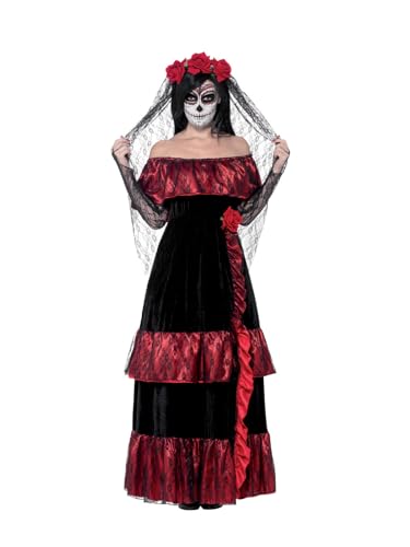 PL RH SMITH & SONS WIGMAKERS LTD TRADING AS SMIFFY S, Smiffys Costume mari&eacute;e jour des morts, avec robeet voile rose