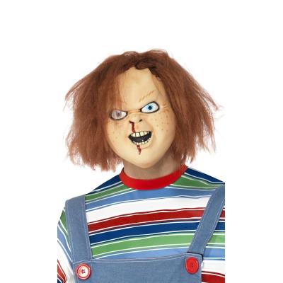 PL RH SMITH & SONS WIGMAKERS LTD TRADING AS SMIFFY S, Smiffys Masque latex Chucky, Marron, Couvre toute la t&ecirc;te