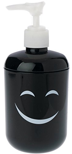 SPIRELLA Smiling distributeur de savon 16x7x7cm noir