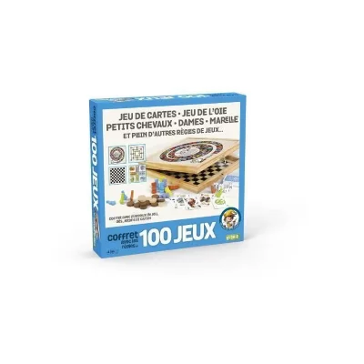 CARTAMUNDI Smir Coffret 100 Jeux "Junior" En Bois