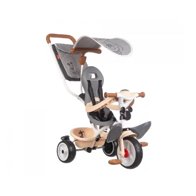 SMOBY  - MICKEY Tricycle enfant &eacute;volutif Balade Plus - Structure m&eacute;tal