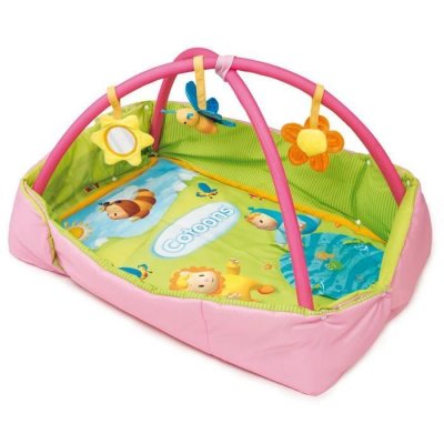 SMOBY  Tapis d'activit&eacute; et de d&eacute;couverte Cotoons Rose 110216