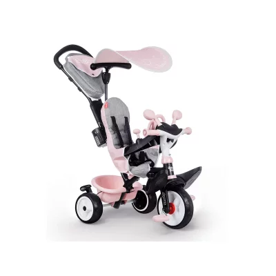 SMOBY  Tricycle &eacute;volutif enfant Driver confort rose 741501