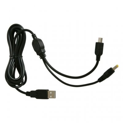 SNAKEBYTE  - C&acirc;ble de chargement / de donn&eacute;es - USB m&acirc;le - pour Sony P!nk PSP