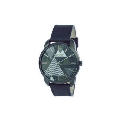 SNOOZ  Homme Analogique Quartz Montre avec Bracelet en Cuir Saa1044-68