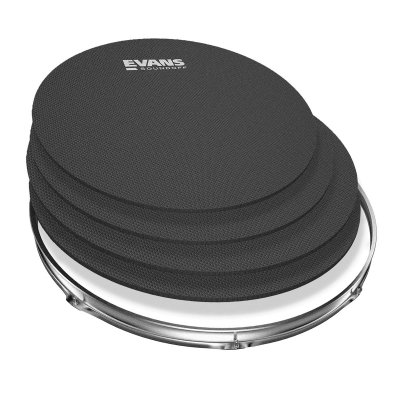 EVANS SO-0244 - Pack de sourdines SoundOff, Fusion (10'', 12'', 14'', 14'')