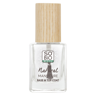 LEA NATURE SO BIO ETIC So'Bio Base de Couleur Naturelle & Vernis &agrave; Ongles 2 en 1