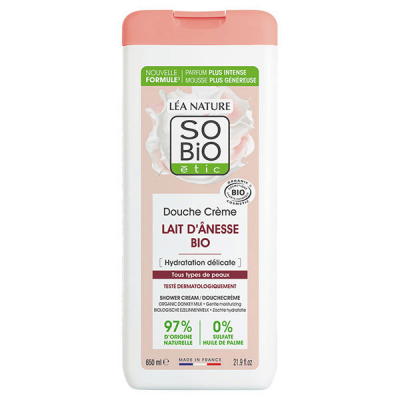 LEA NATURE SO BIO ETIC So Bio &Eacute;tic Gel douche hydratant douceur Lait d'&acirc;nesse 650 ml