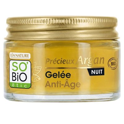 LEA NATURE SO BIO ETIC SO'BiO &eacute;tic Pr&eacute;cieux Argan Gel&eacute;e de Nuit Anti-Age
